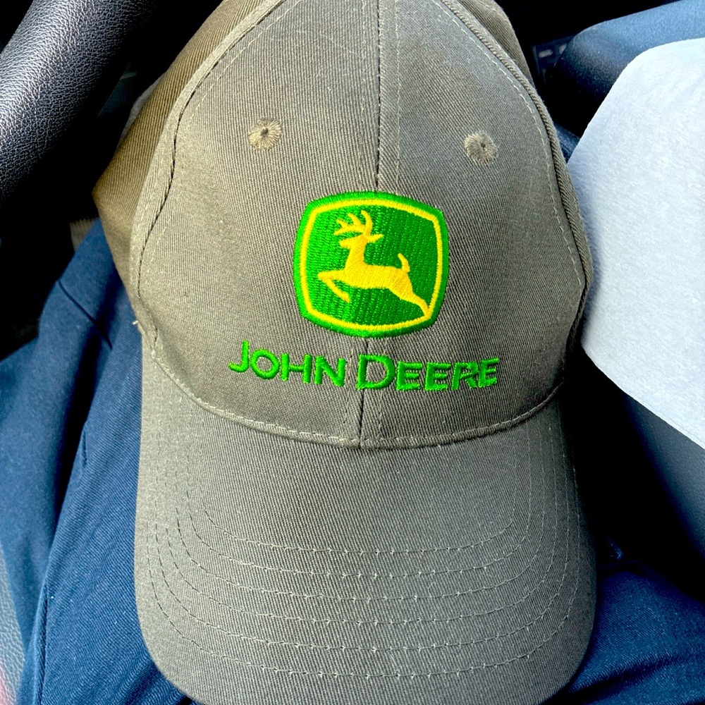 John Deere Green and Yellow Logo Hat